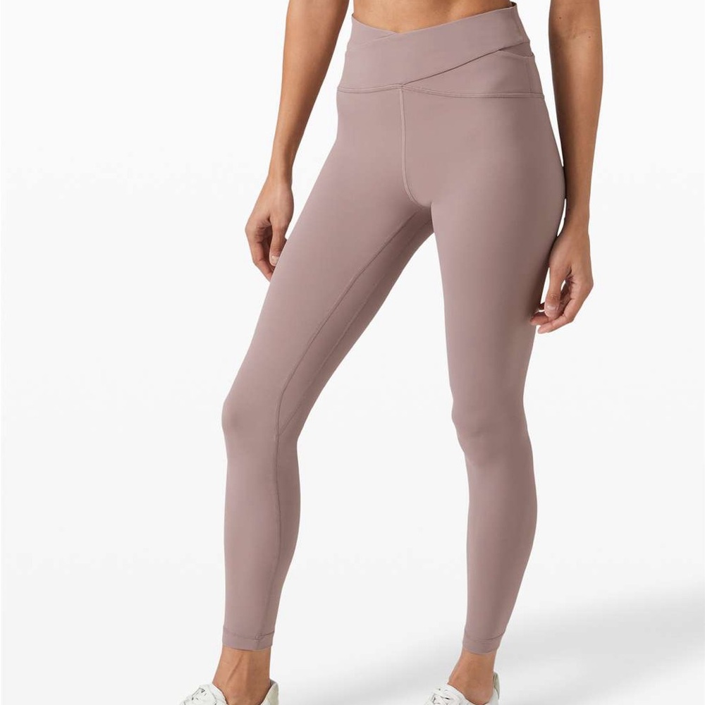 Lululemon Align Super High Cross Waist Violet Verbena Full Length